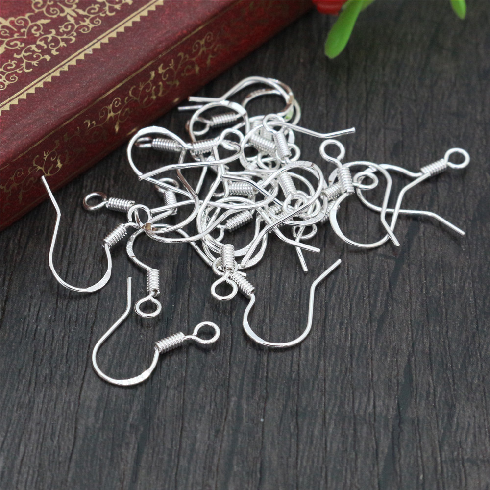 Jewelry Making Hardware - 50pcs 16mm 925 Sterling Silver Plated