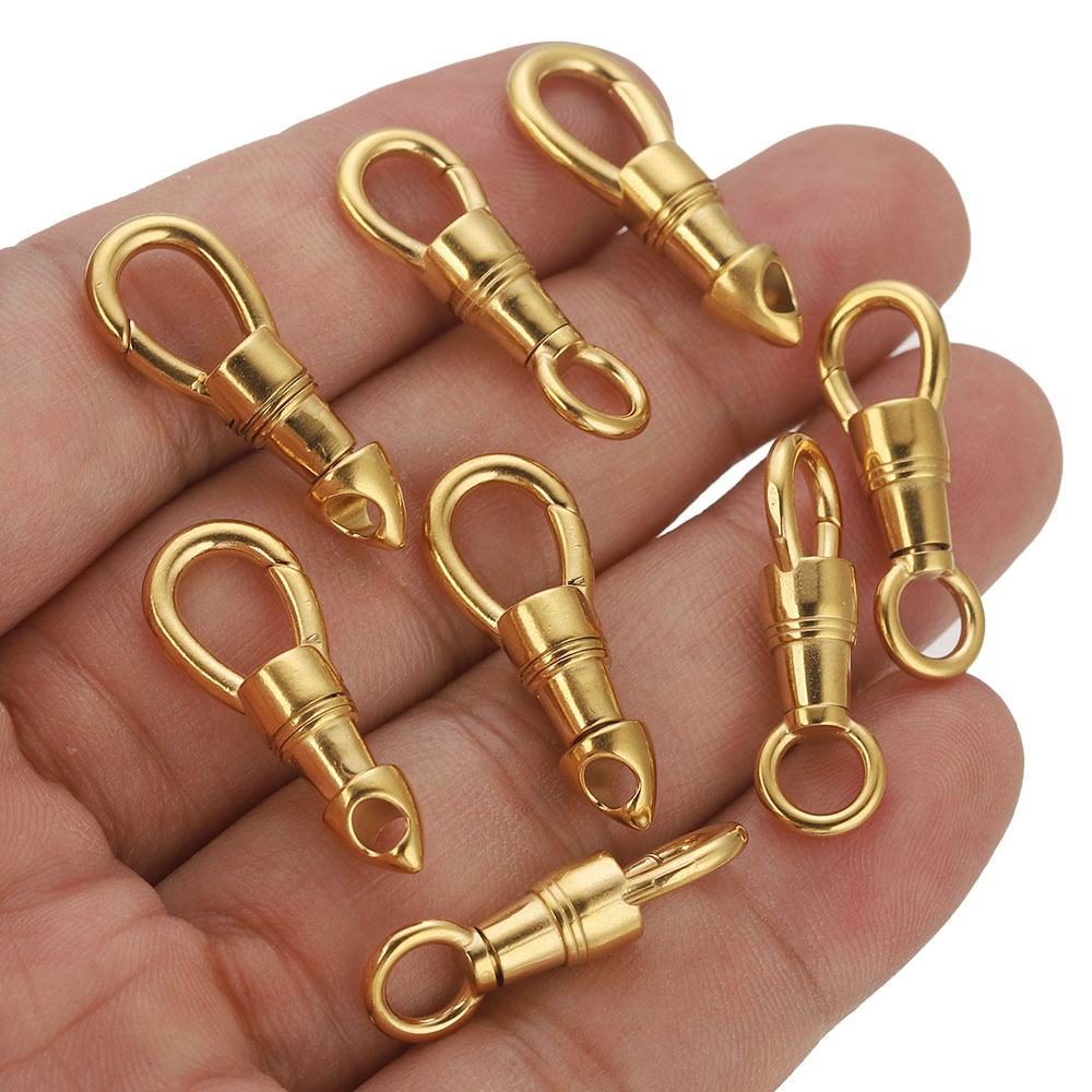 2pcs/lot Stainless Steel Bag K - Jewelry Making Hardware avaliação e preço