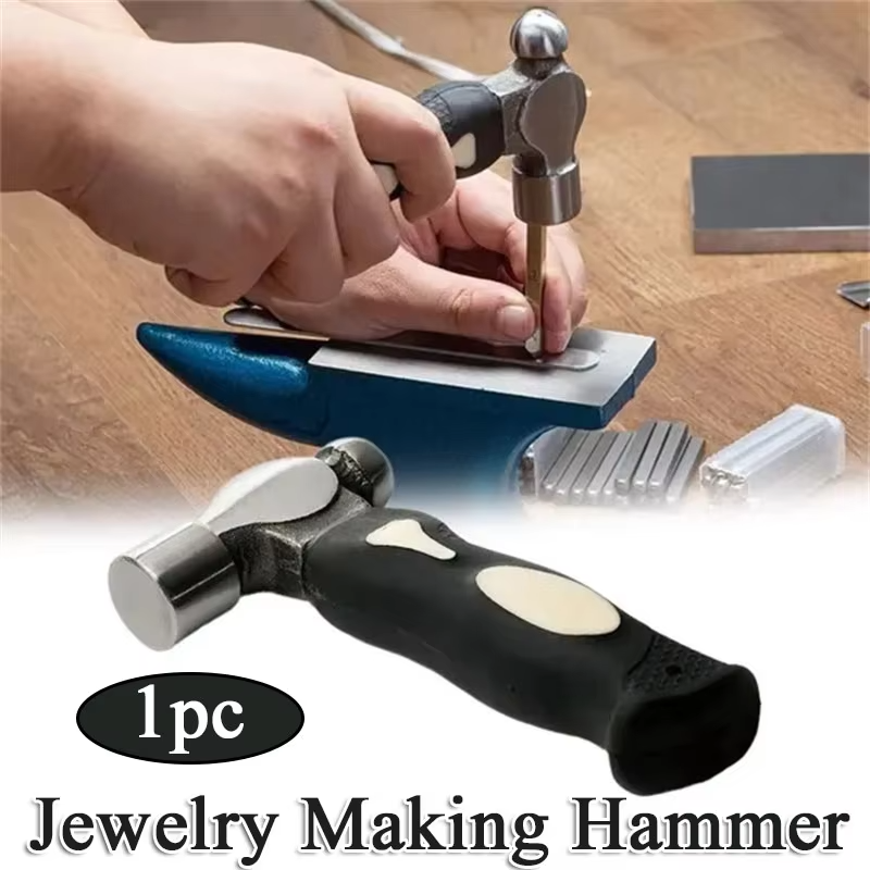 Black Steel Metal Stamping Ham - Jewelry Making Hammer avaliação e preço