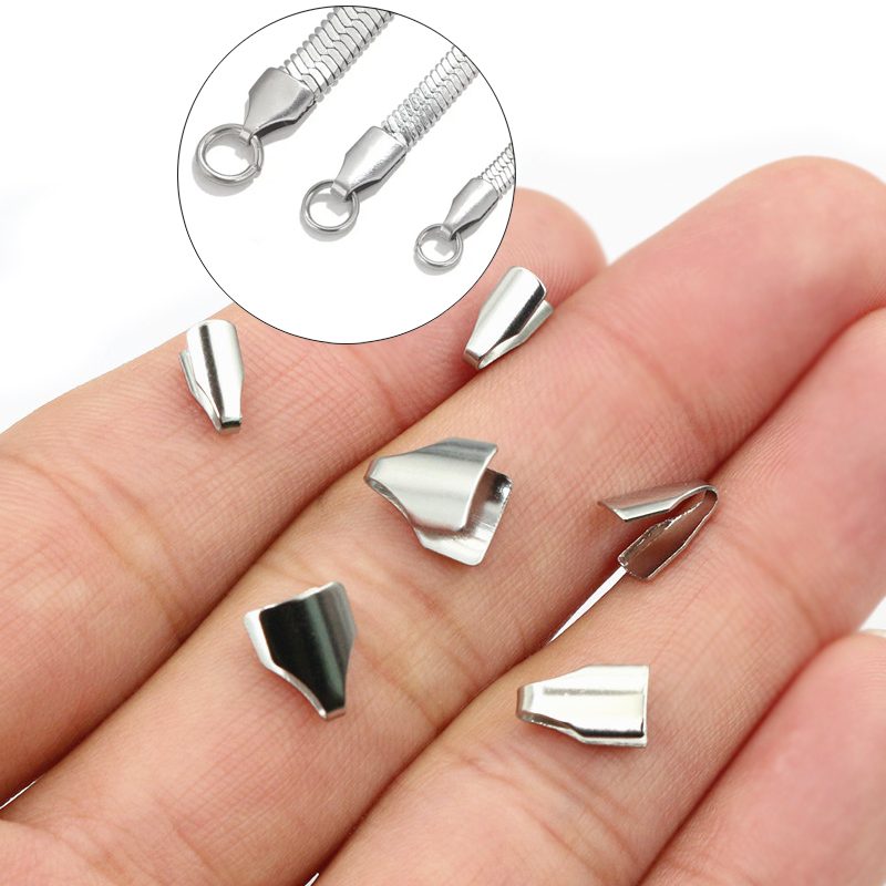 100pcs Stainless Steel 2-7mm F - Jewelry Making Parts avaliação e preço