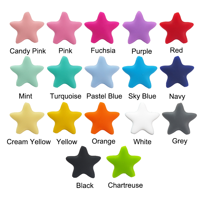 Chengkai 10pcs Silicone Star B - Jewelry Making For Dummies avaliação e preço