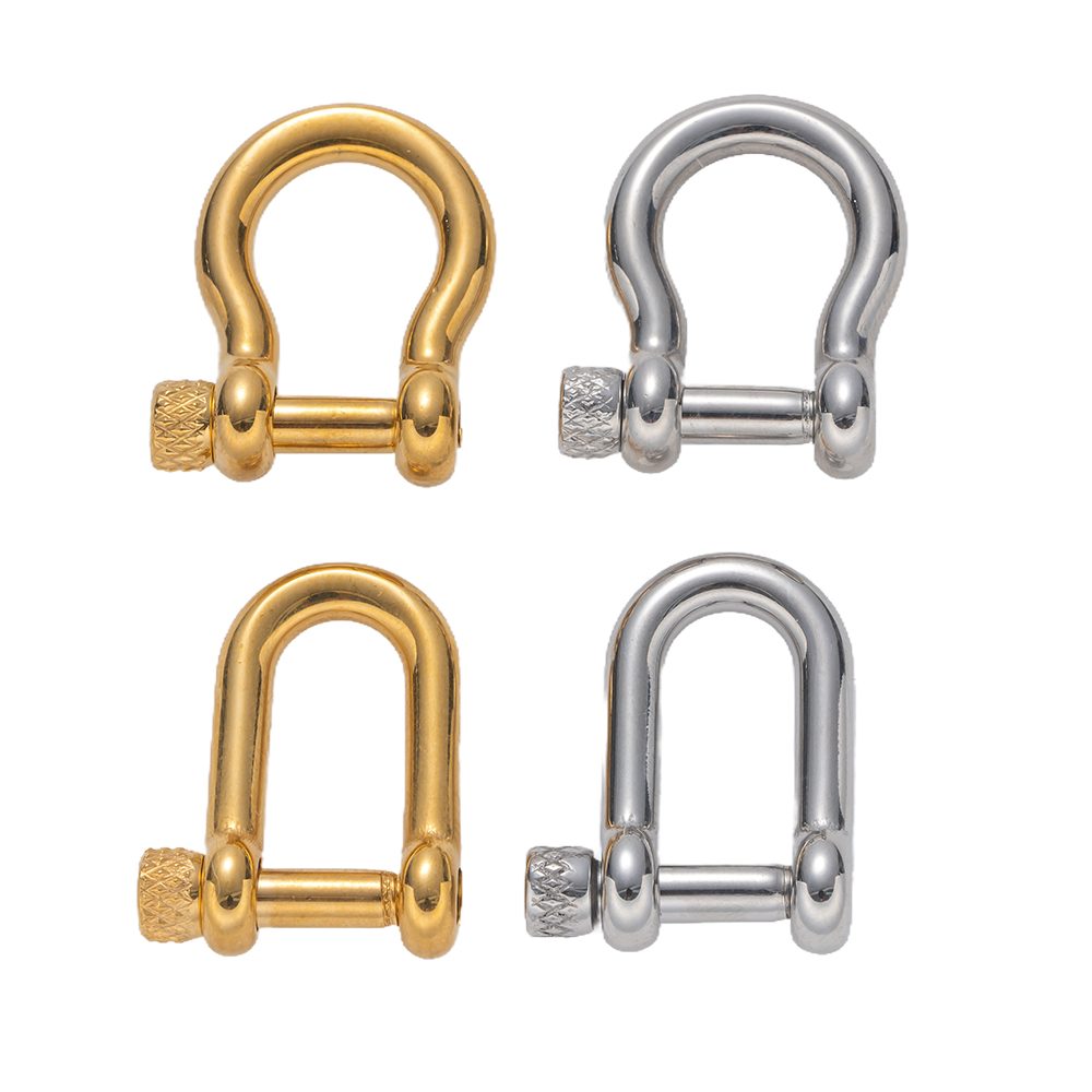1pcs 304 Stainless Steel D-Rin - Jewelry Making Hardware avaliação e preço