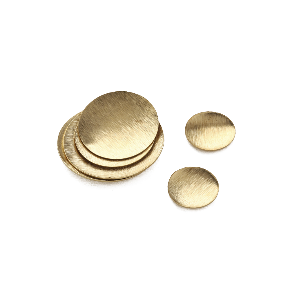 Raw Brass Brushed Round Convex - Jewelry Making Hammer avaliação e preço
