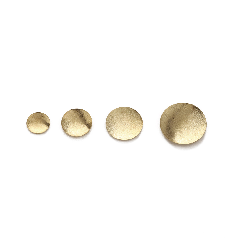 Raw Brass Brushed Round Convex - Jewelry Making Hammer avaliação e preço