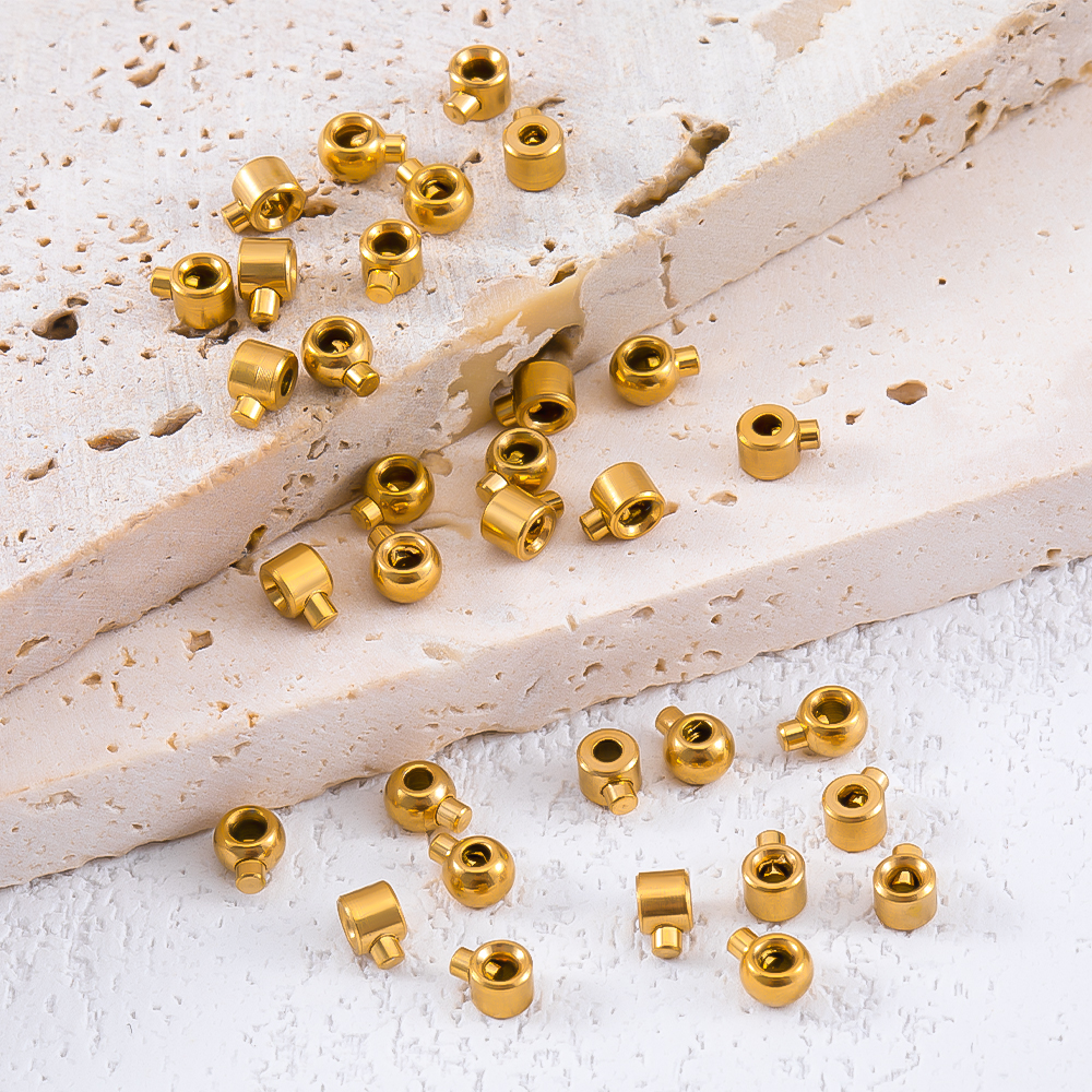 10pcs 20pcs Gold Plated Stainl - Jewelry Making Gold Wire avaliação e preço