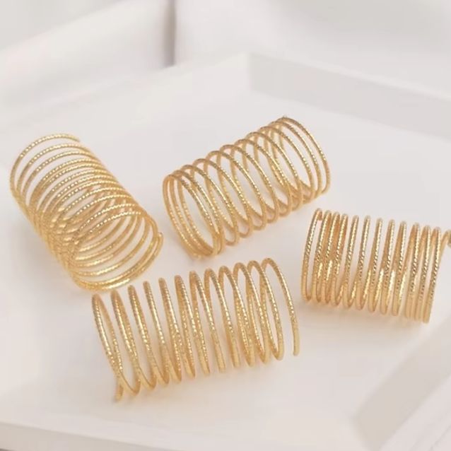 14K Plated Gold Batch Flower C - Jewelry Making Gold Wire avaliação e preço