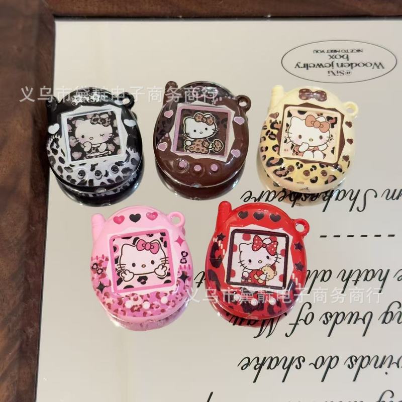Acrylic Cute Kt Cat Leopard Pr - Jewelry Making Parts avaliação e preço