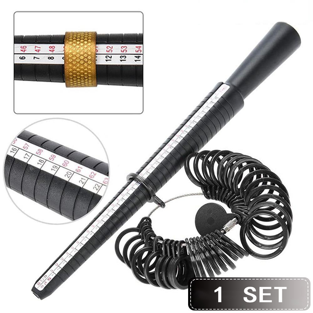 1Set Plastic Ring Sizer Kit -  - Jewelry Making Uk avaliação e preço