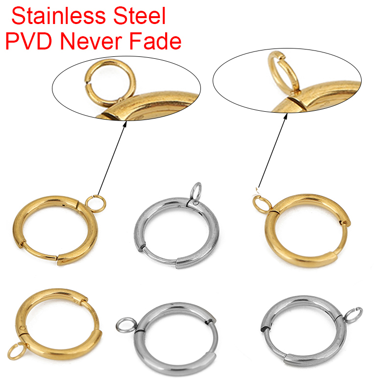 10pcs PVD Never Fade Earrings  - Jewelry Making Hardware avaliação e preço