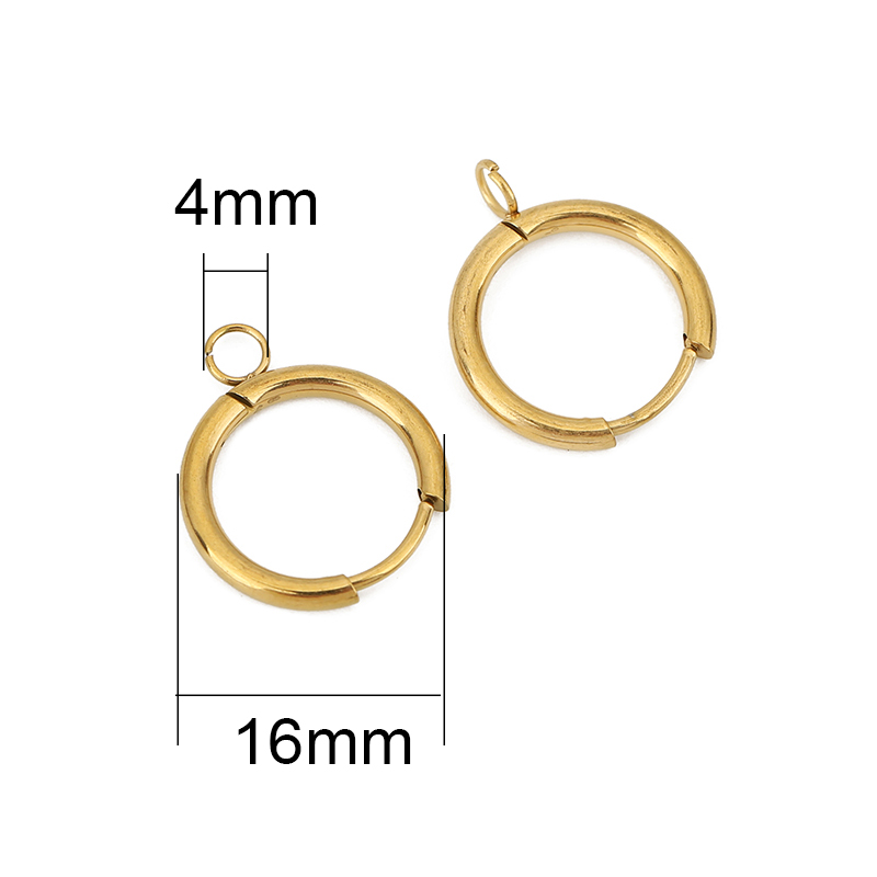 10pcs PVD Never Fade Earrings  - Jewelry Making Hardware avaliação e preço