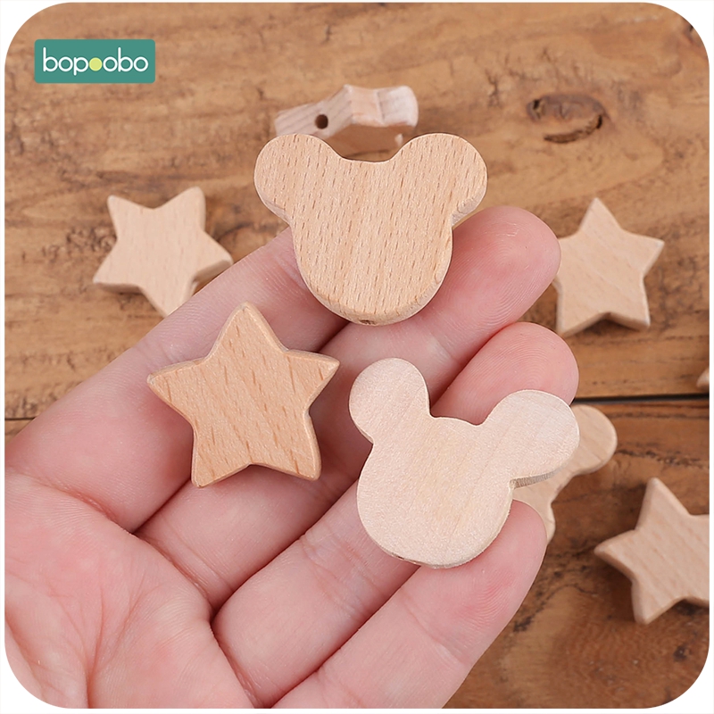 Bopoobo 10pcs Natural Wood Bea - Jewelry Making For Dummies avaliação e preço
