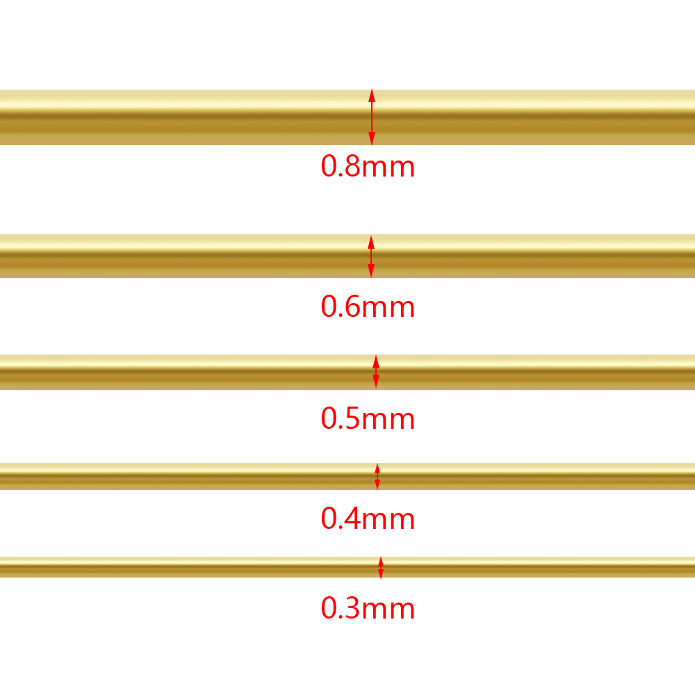 15-100m/Roll Gold Silver Color - Jewelry Making Gold Wire avaliação e preço