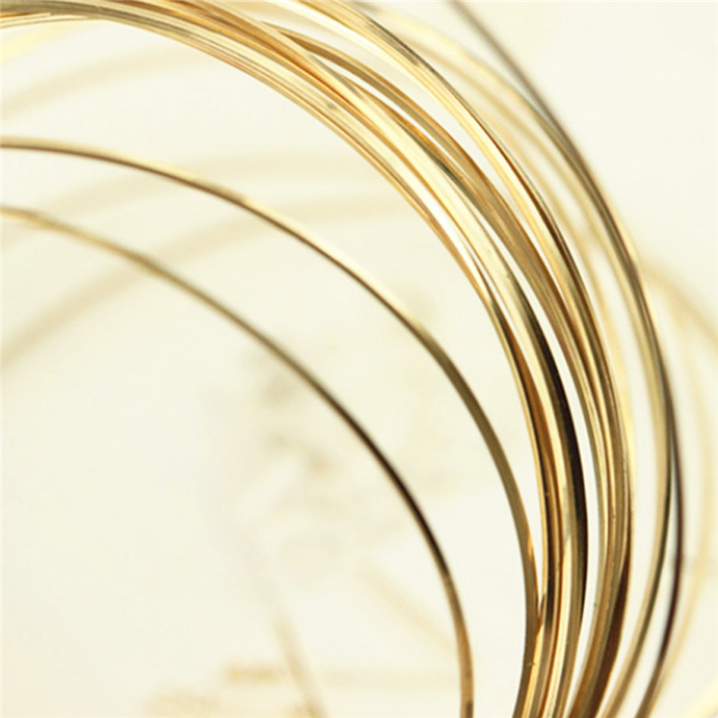 14K Gold Filled Square Wire On - Jewelry Making Gold Wire avaliação e preço
