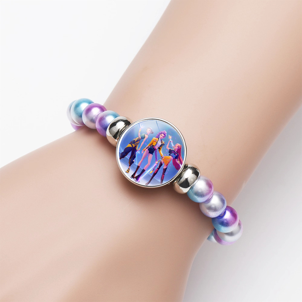 Kpop Idol Beaded Bracelet Rumi - Jewelry Making Parts avaliação e preço