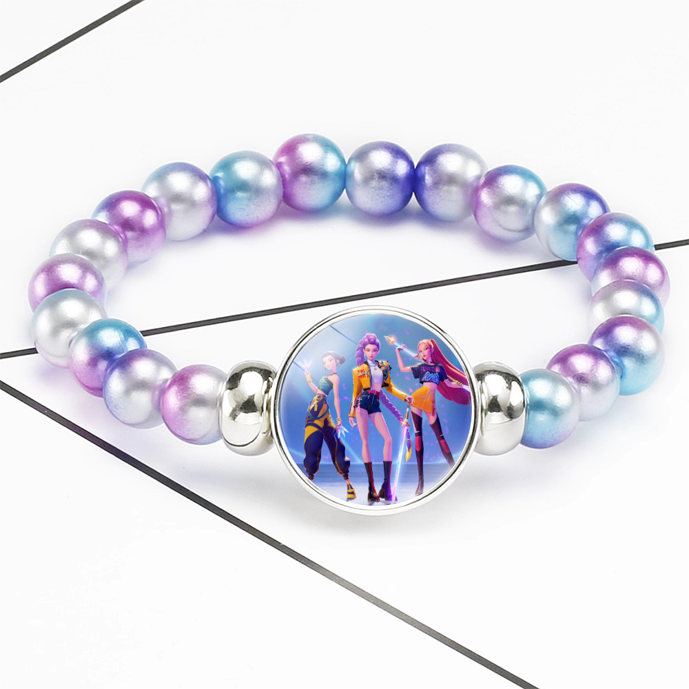 Kpop Idol Beaded Bracelet Rumi - Jewelry Making Parts avaliação e preço