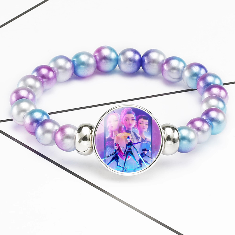 Kpop Idol Beaded Bracelet Rumi - Jewelry Making Parts avaliação e preço