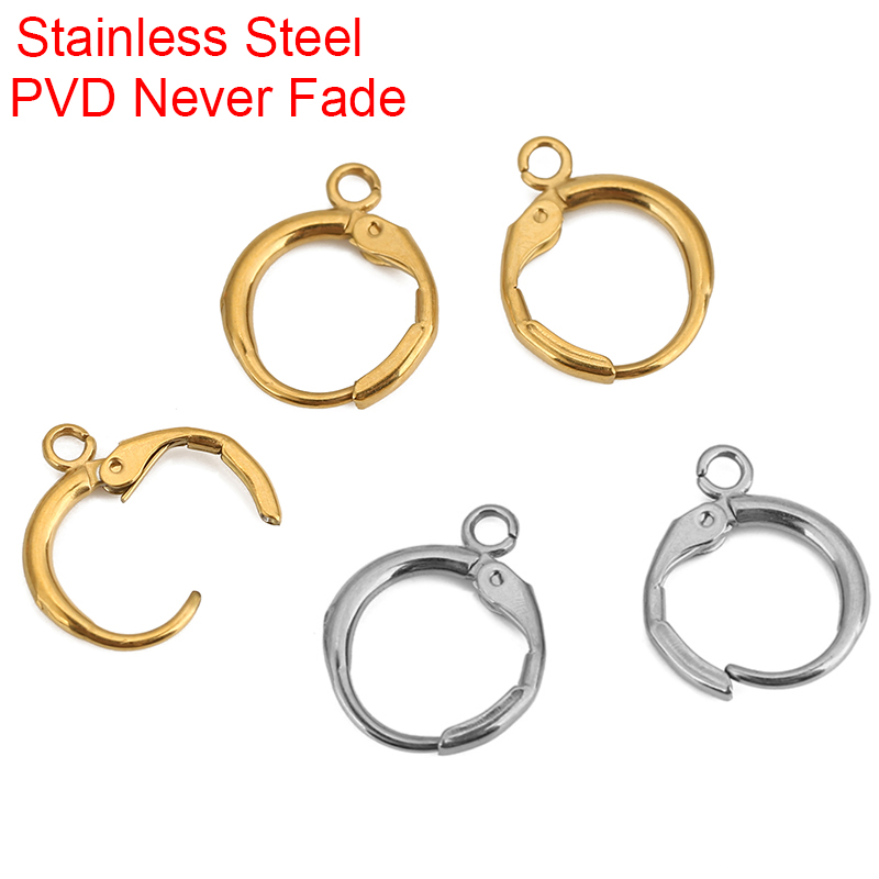 10pcs PVD Never Fade Stainless - Jewelry Making Hardware avaliação e preço
