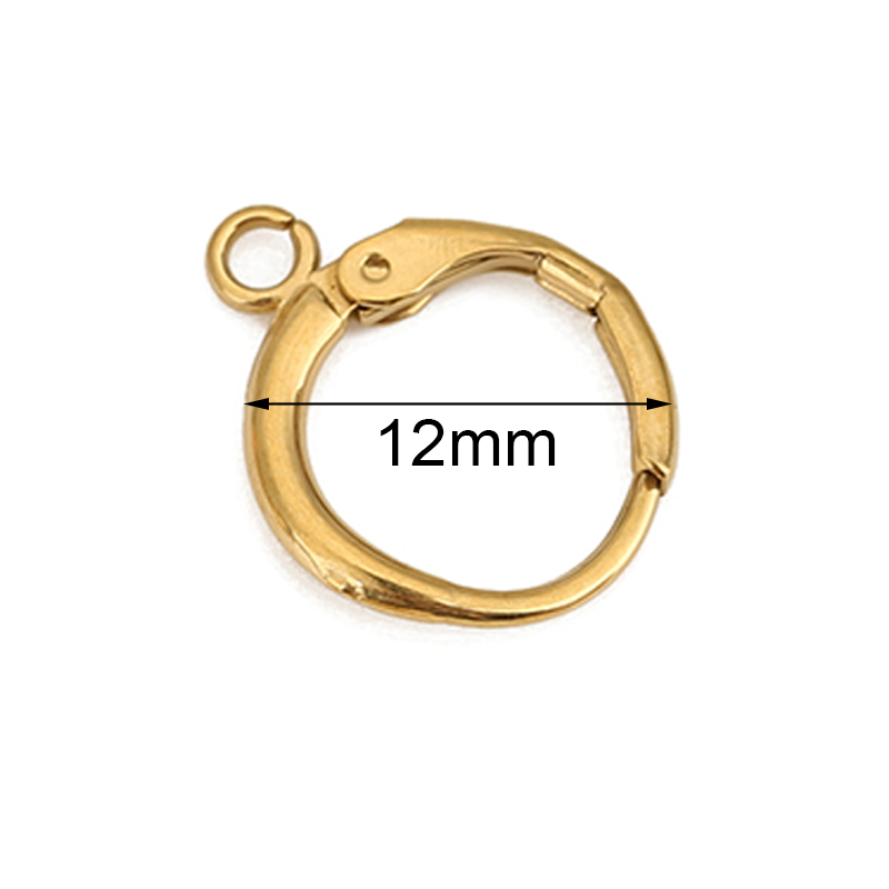 10pcs PVD Never Fade Stainless - Jewelry Making Hardware avaliação e preço