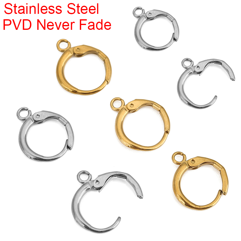 10pcs PVD Never Fade Stainless - Jewelry Making Hardware avaliação e preço