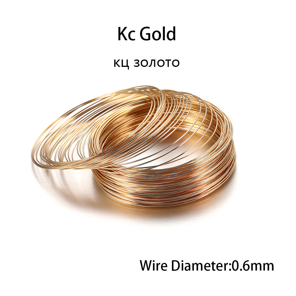 100 Loops/lot 0.6mm Silver Gol - Jewelry Making Thread avaliação e preço