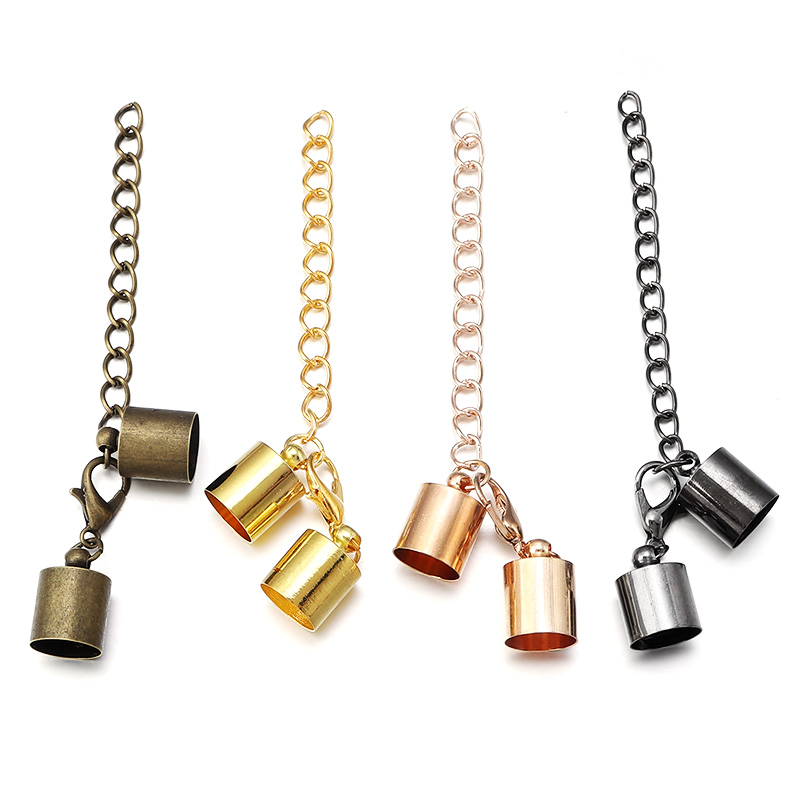 10Sets Leather Cord End Caps W - Jewelry Making Hardware avaliação e preço