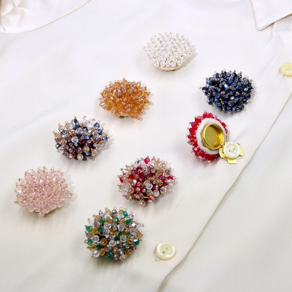 2PCS Elegant Button Covers Han - Jewelry Making Parts avaliação e preço