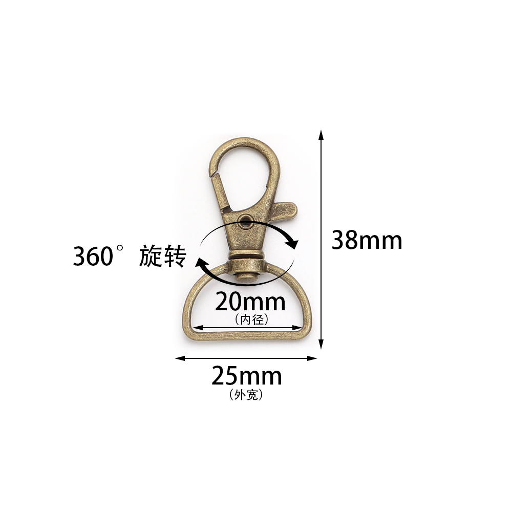 10pcs/lot Metal Swivel Clasps  - Jewelry Making Hardware avaliação e preço