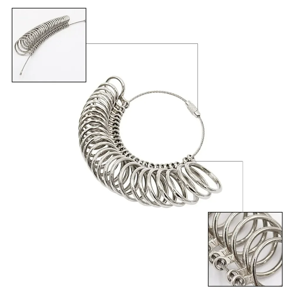 Metal HK/US/JP/UK/EU Ring Size - Jewelry Making Uk avaliação e preço