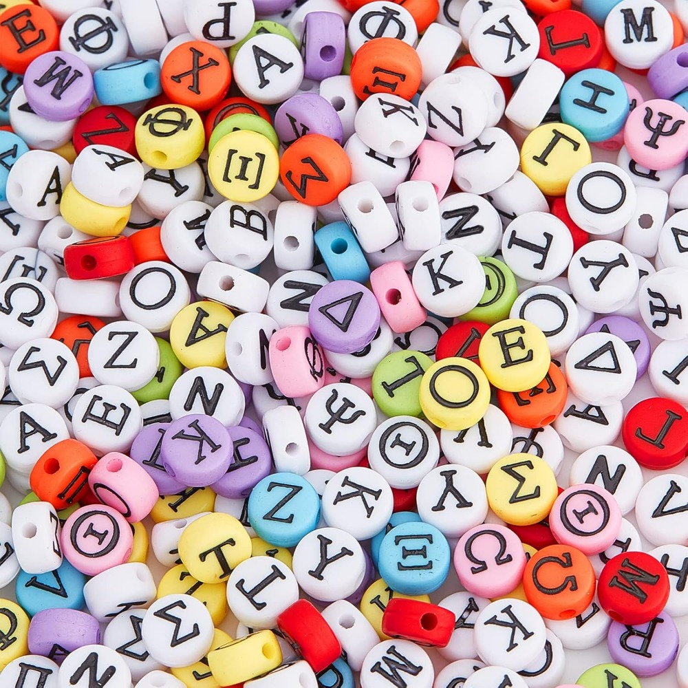 Greek Alphabet Bead Stretch Br - Jewelry Making Thread avaliação e preço