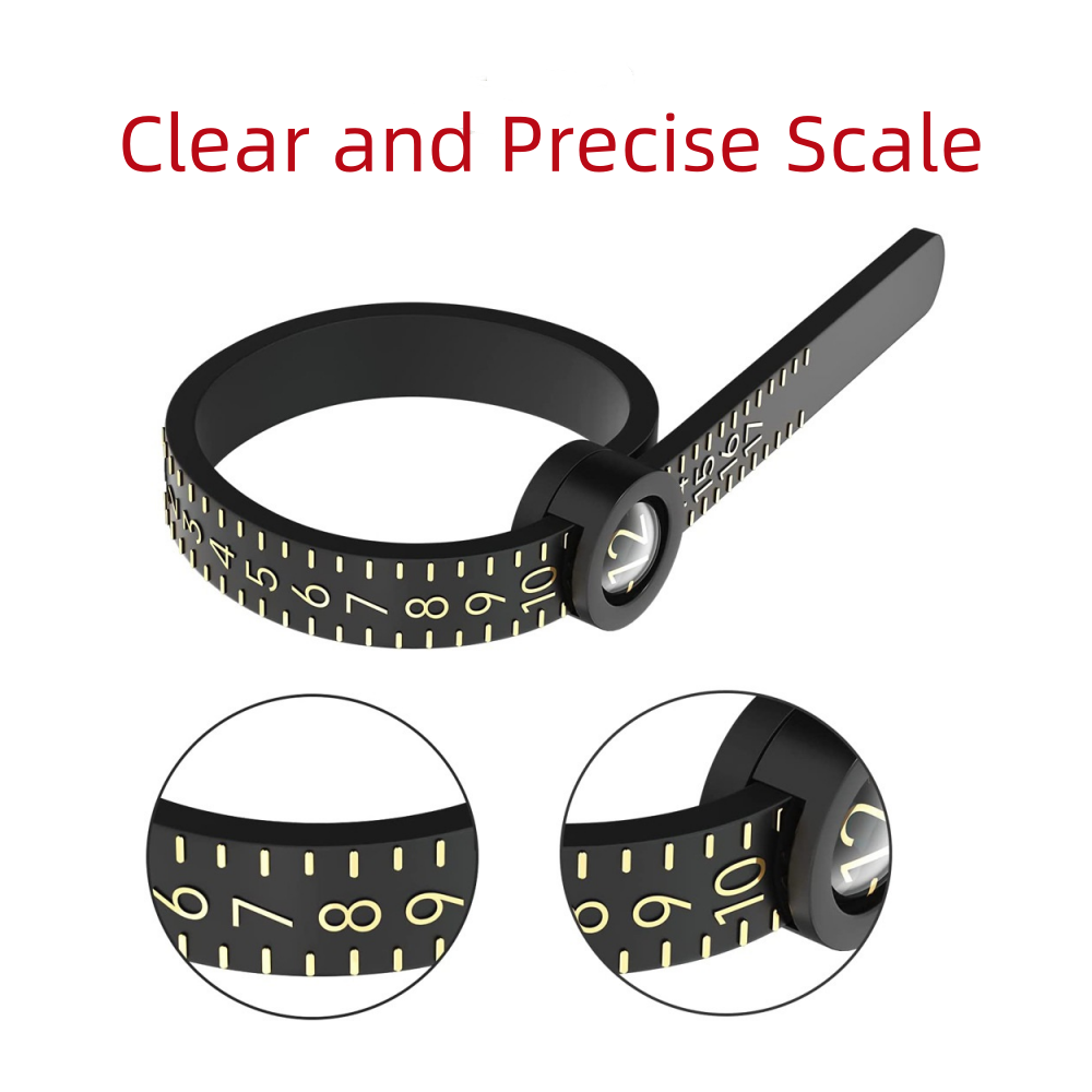 Ring Ruler Ring Measuring Tape - Jewelry Making Uk avaliação e preço