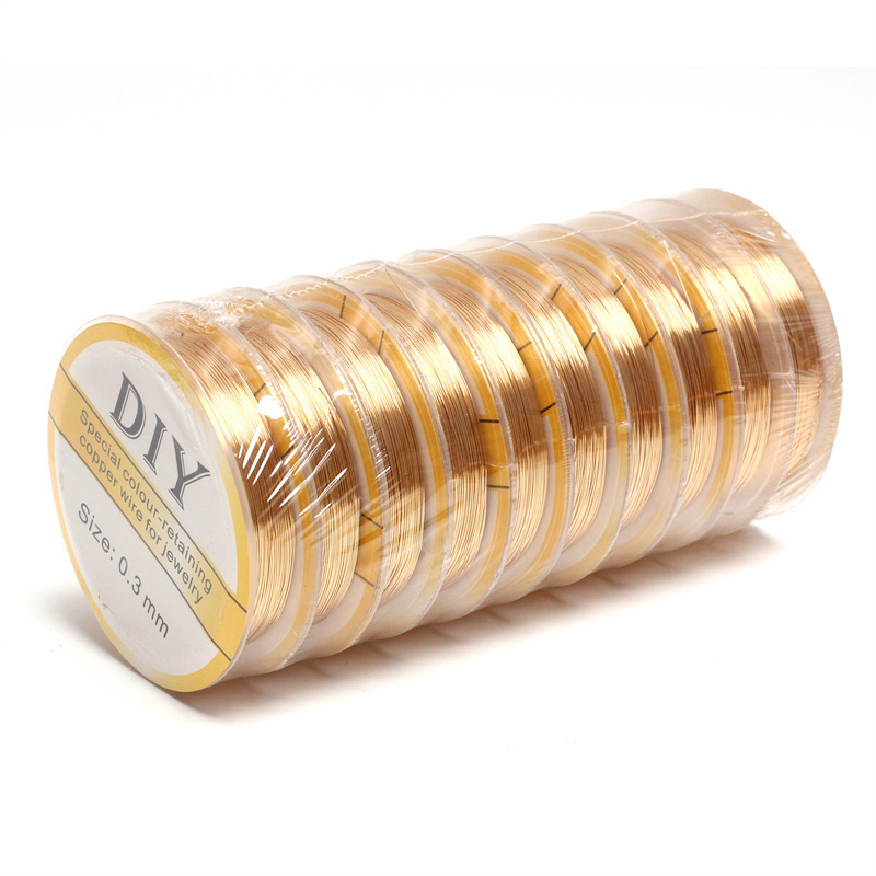 1Roll Silver Copper Wire 0.3/0 - Jewelry Making Thread avaliação e preço