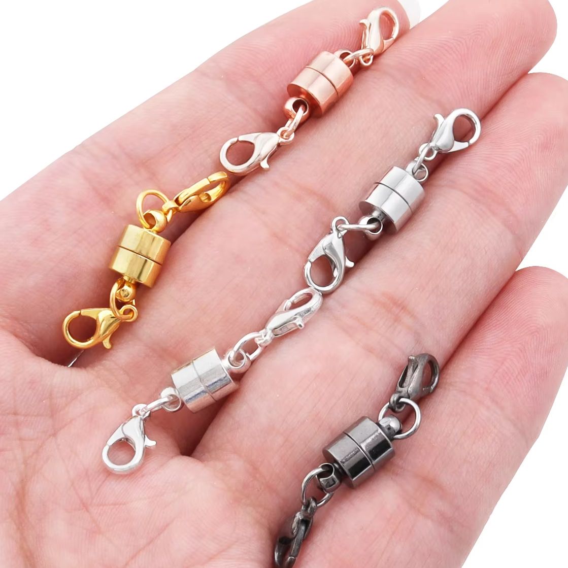 5Sets/Lot Magnetic Clasps With - Jewelry Making Hardware avaliação e preço