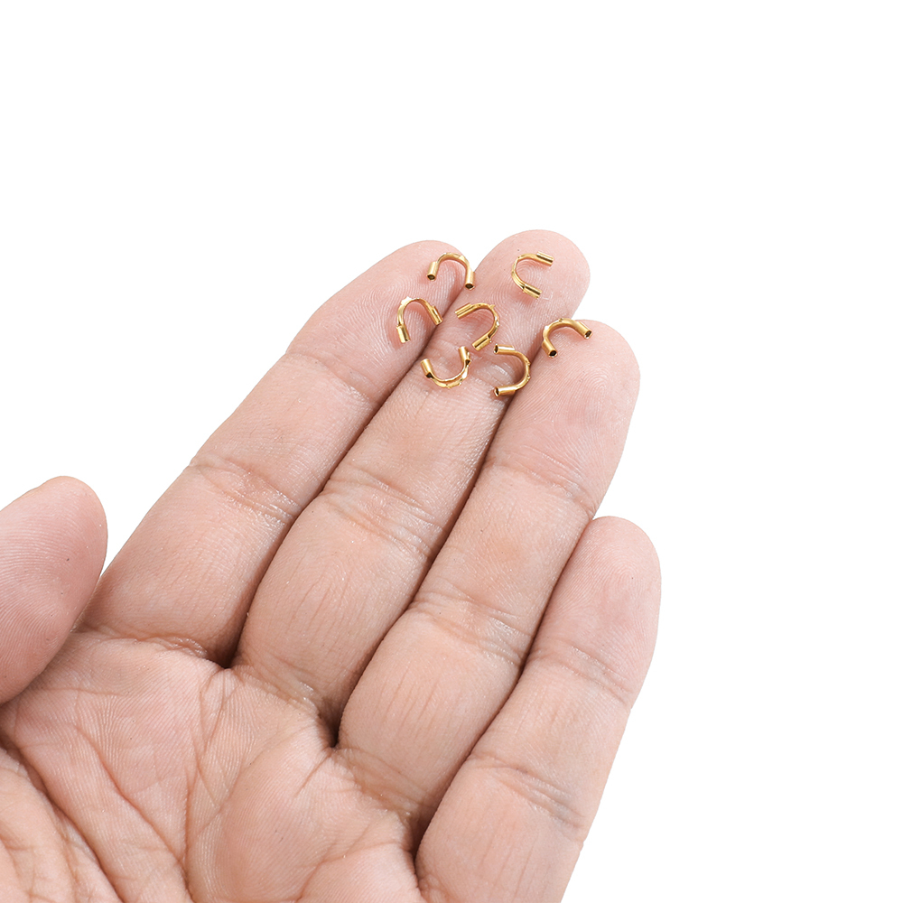 50pcs Gold Plated Stainless St - Jewelry Making Thread avaliação e preço