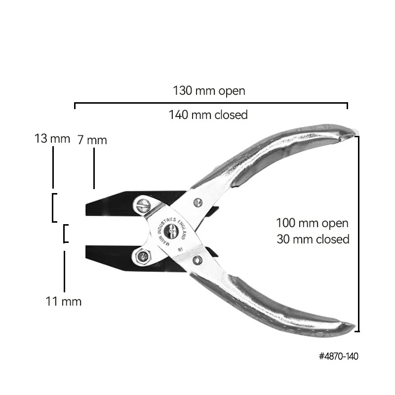 UK MAUN 140mm Smooth Jaws Flat - Jewelry Making Uk avaliação e preço