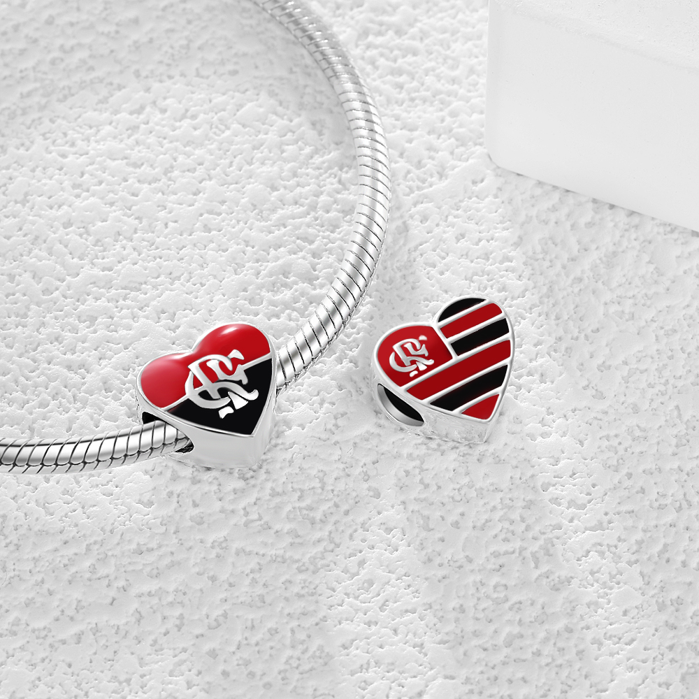 31 Countries Flag Heart Charms - Jewelry Making Uk avaliação e preço