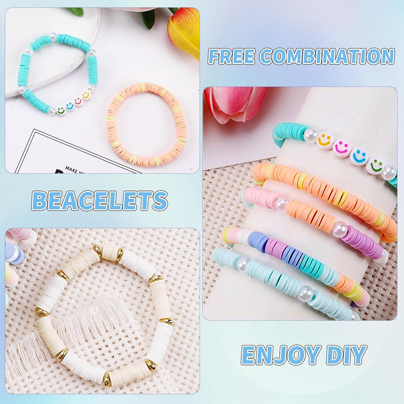 Clay Beads Bracelet Making Kit - Jewelry Making In Clay avaliação e preço