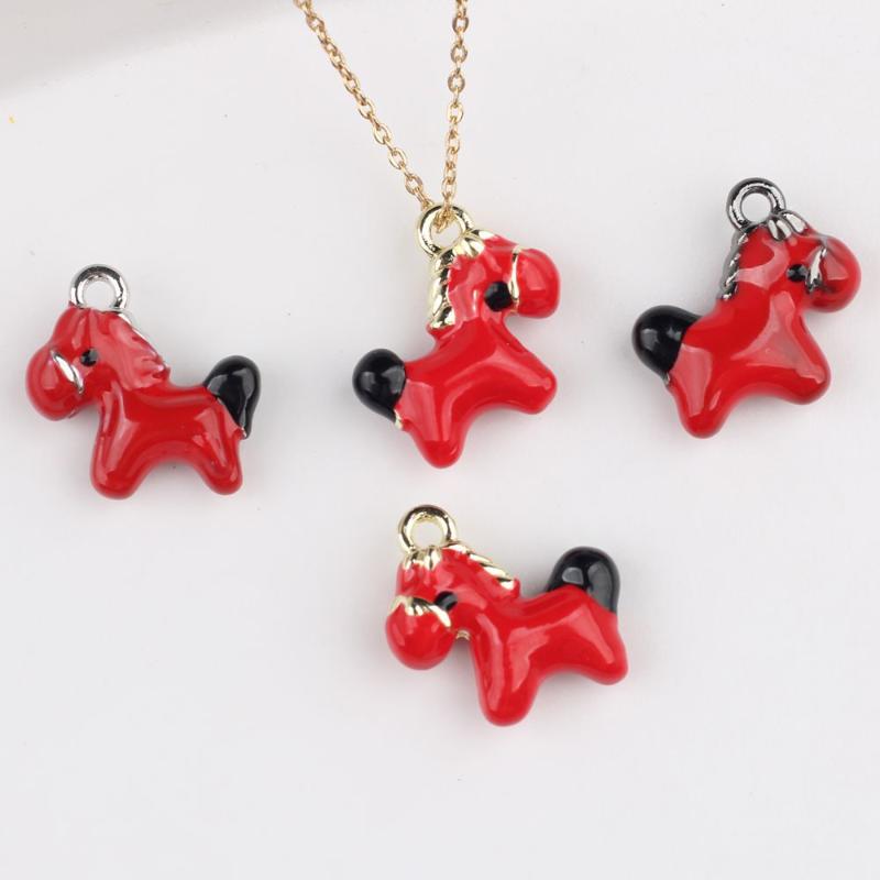 [HF][LA]2Pcs Zinc Alloy Horse  - Jewelry Making In La avaliação e preço