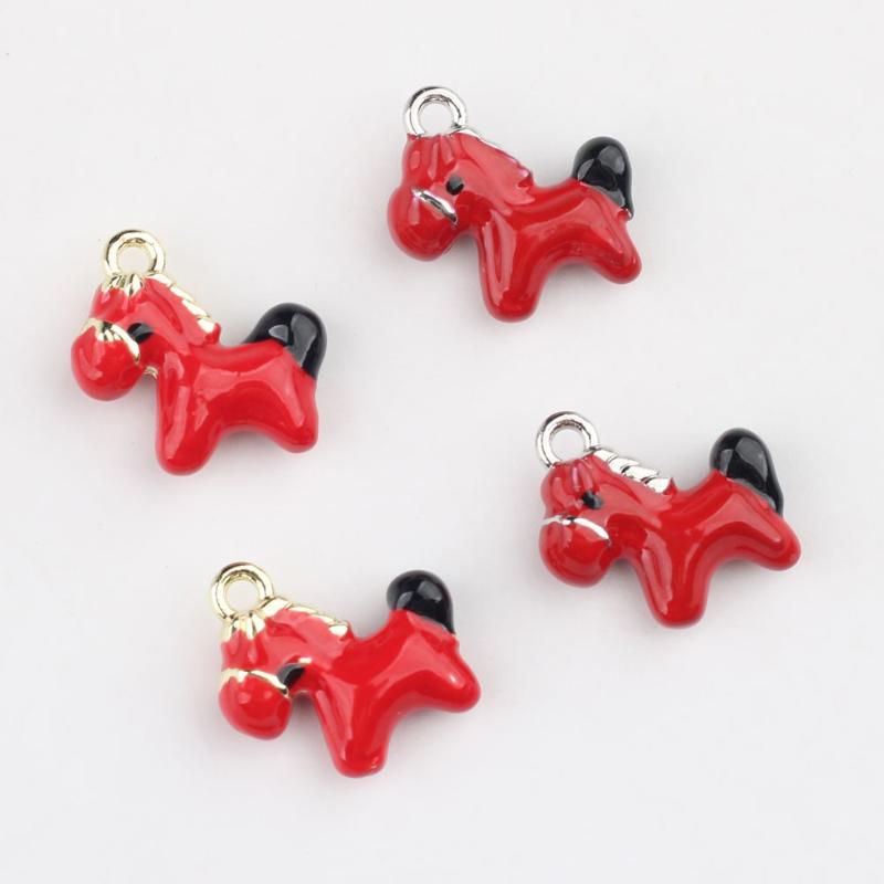 [HF][LA]2Pcs Zinc Alloy Horse  - Jewelry Making In La avaliação e preço