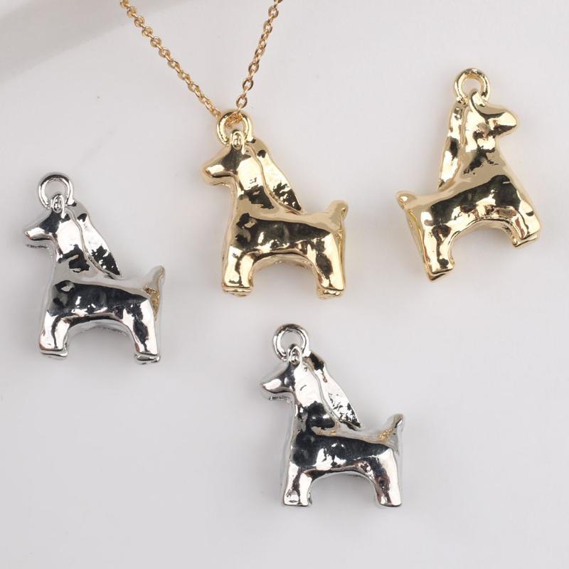 [HF][LA]2Pcs Zinc Alloy Horse  - Jewelry Making In La avaliação e preço