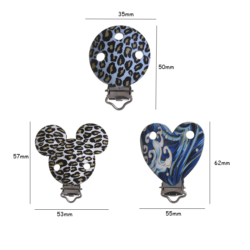 1Pc Silicone Clips Leopard Pri - Jewelry Making For Dummies avaliação e preço