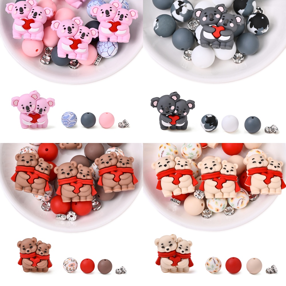 15/75Pcs Animals Silicone Bead - Jewelry Making For Dummies avaliação e preço