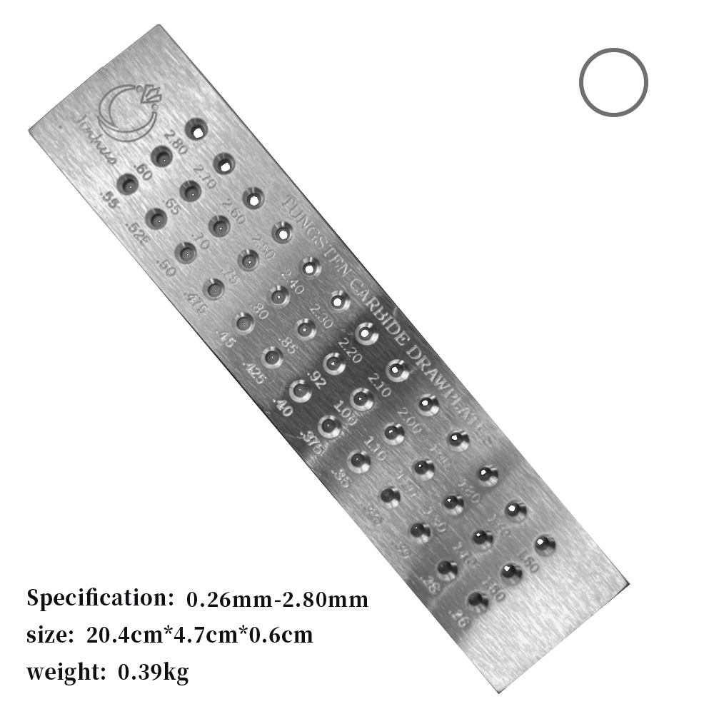 Tungsten Carbide Wire Drawplat - Jewelry Making Gold Wire avaliação e preço