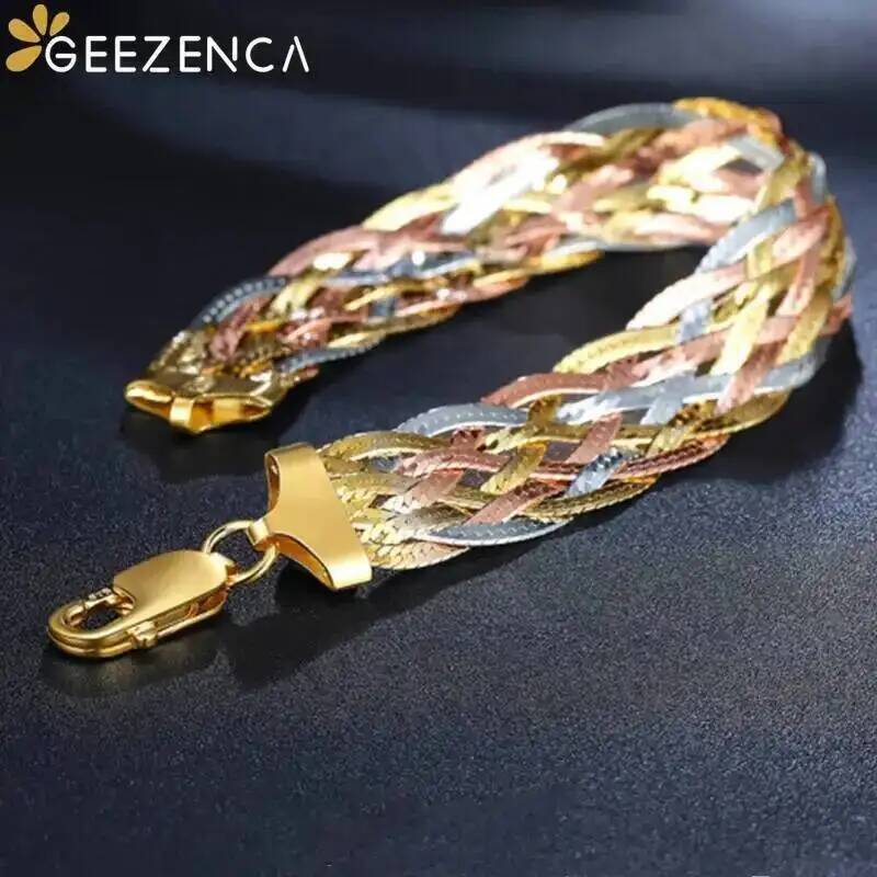 Real 925 Sterling Silver Three - Jewelry Making Gold Wire avaliação e preço