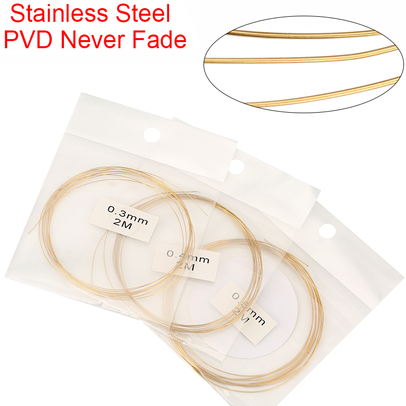 2meters Stainless Steel 0.3 0. - Jewelry Making Thread avaliação e preço