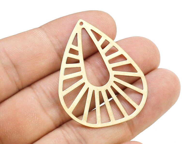 10pcs Filigree Teardrop Pendan - Jewelry Making Hammer avaliação e preço