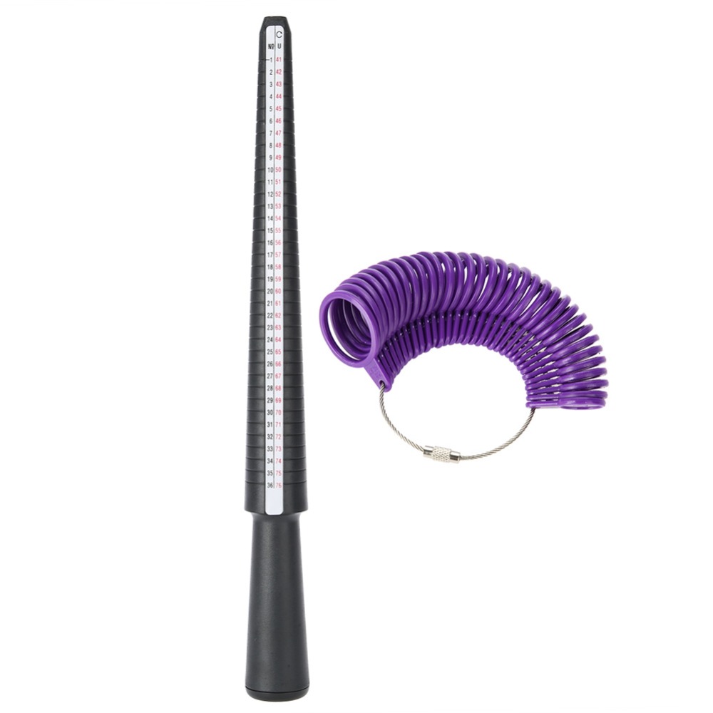 2Pcs Durable Plastic Ring Size - Jewelry Making Uk avaliação e preço