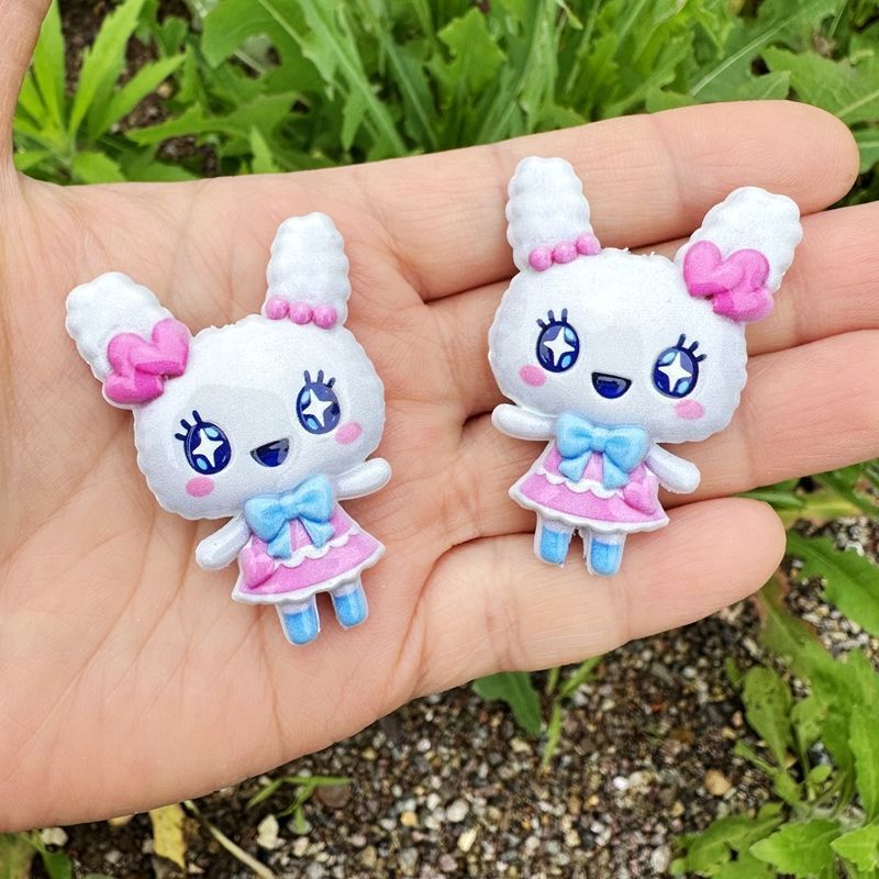 45mm Cartoon Tamagotchi double - Jewelry Making Parts avaliação e preço