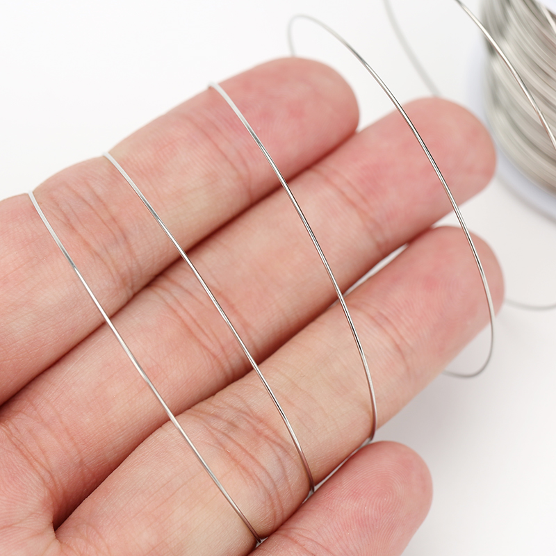 1roll Stainless Steel 0.2 0.3  - Jewelry Making Thread avaliação e preço