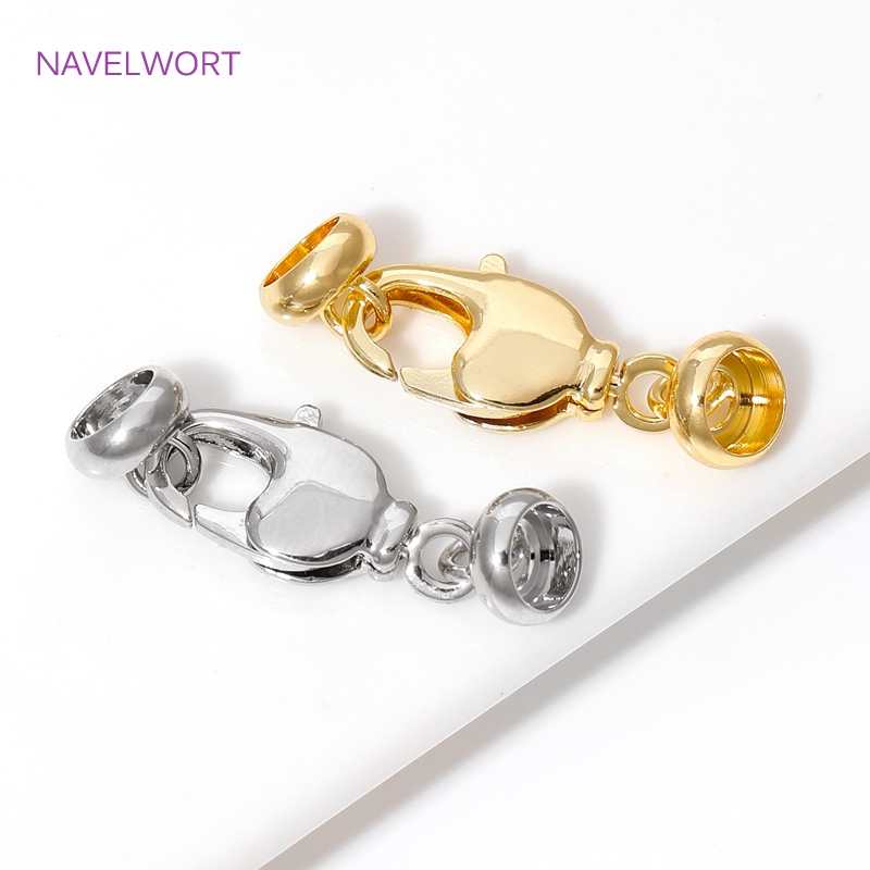 18K Gold Plated Brass Lobster  - Jewelry Making Hardware avaliação e preço
