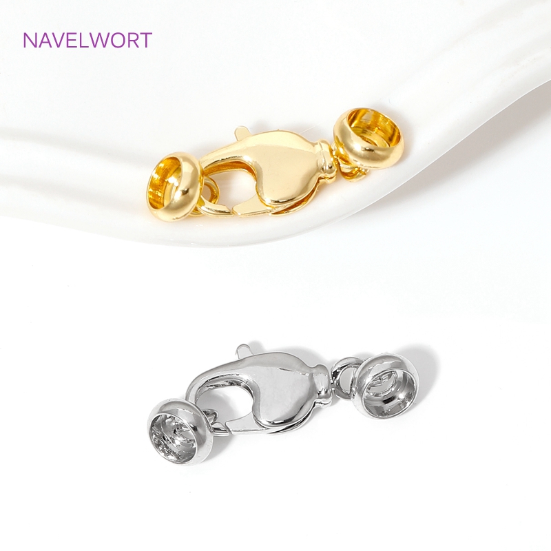 18K Gold Plated Brass Lobster  - Jewelry Making Hardware avaliação e preço